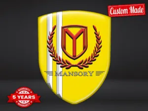 Mansory Selbstklebendes Etikett Universal Hochwertig Robust